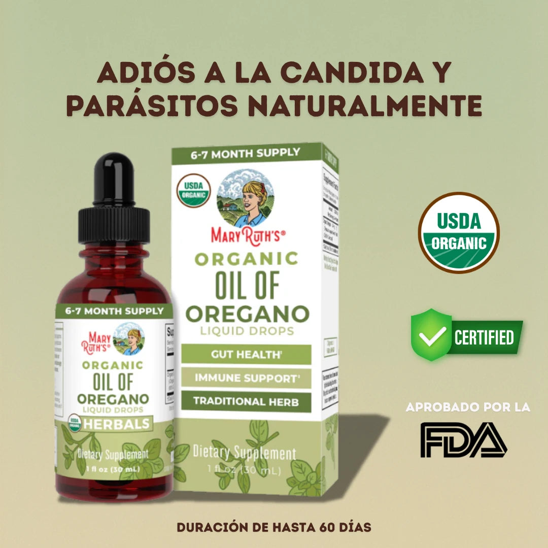 Aceite de orégano orgánico | Mary Ruth's