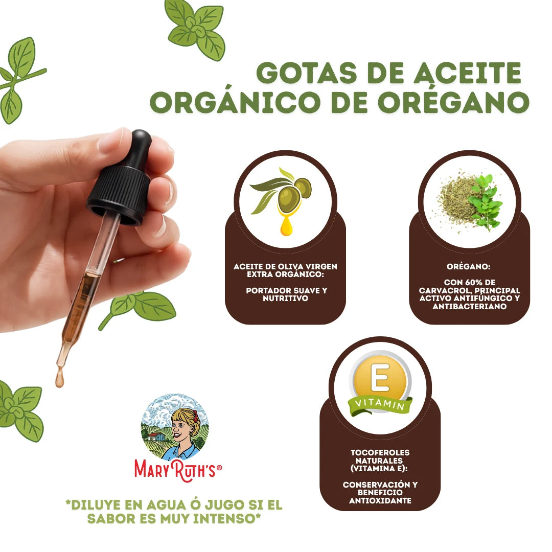 Aceite de orégano orgánico | Mary Ruth's