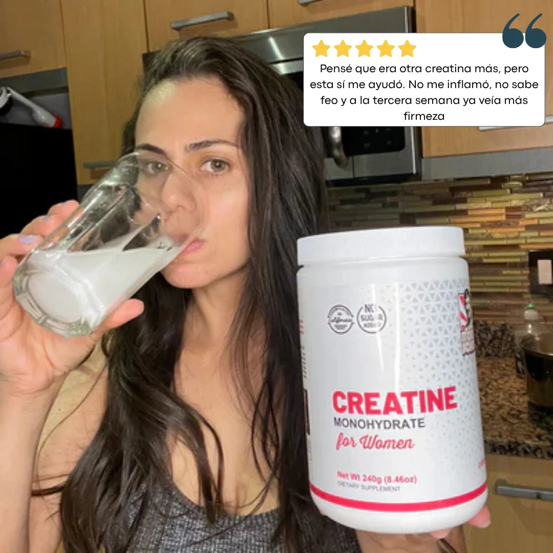 Creatina Monohidratada para mujer | Old School Labs™ 100%Original