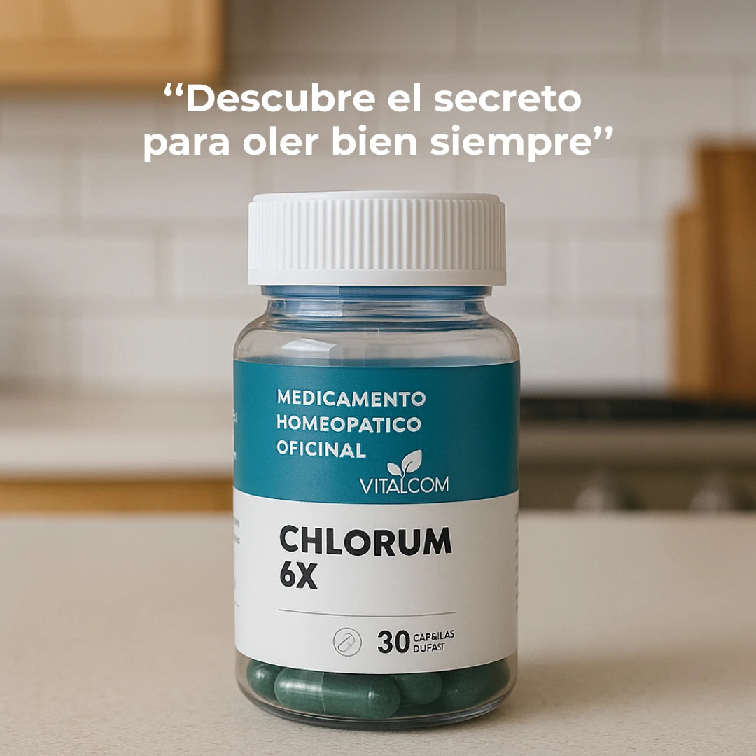 Chlorum x30 | Cápsulas control de olor corporal
